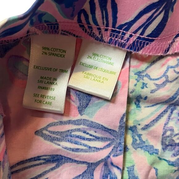 Lilly Pulitzer 5” Ocean View small Pull On Shorts Lilac Rose Just A Lil Jelly - Picture 6 of 6